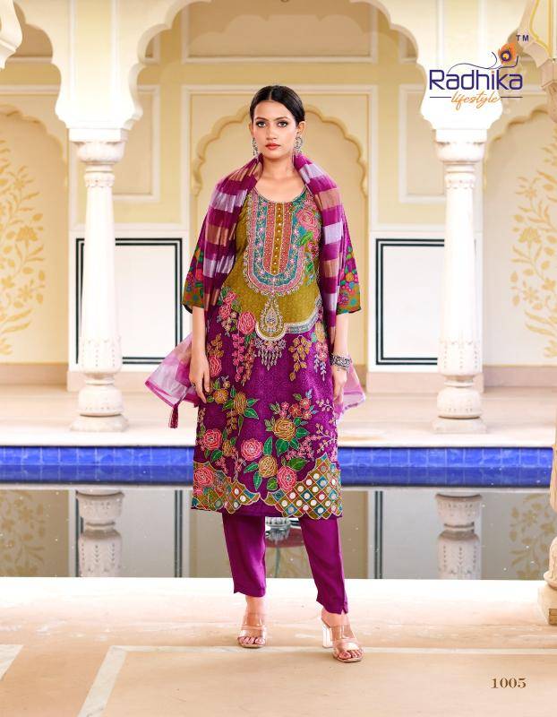 Radhika lifestyle ziana vol 1 Kurti manufacturer in Delhi